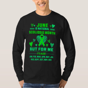 T-shirt Juin Mois national Sensibilisation à la scoliose