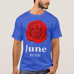 T-shirt Juin Rose Anthophile Ou Concepteur