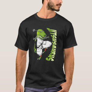 T-shirt Jujitsu Rex Jiu Jitsu Black Belt Martial Jitsu Sau