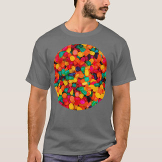 T-shirt Jujube Gummy Real Candy Pattern 