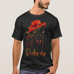 T-shirt juleps à la menthe de Derby Day Courses de chevaux