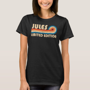 T-shirt JULES Nom de famille Retro Vintage 80s 90s Anniver