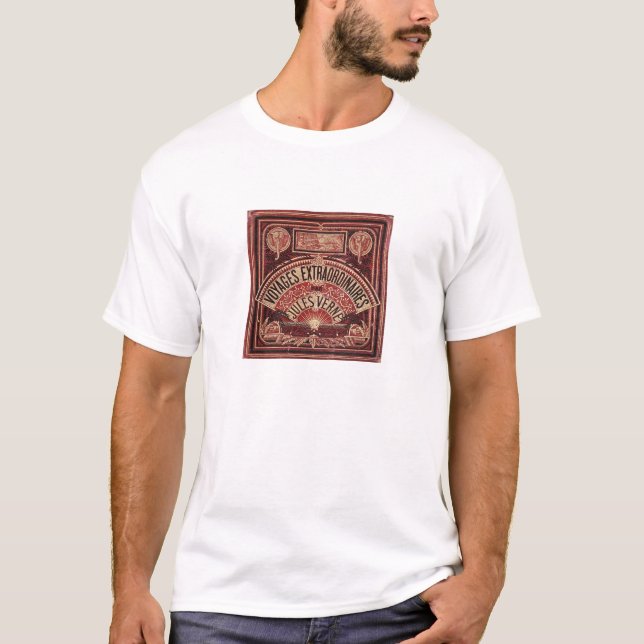 T-SHIRT JULES VERNE "VOYAGES EXTRAORDINAIRES" (1878) (Devant)