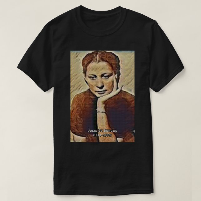 T-shirt Julia de Burgos (Design devant)