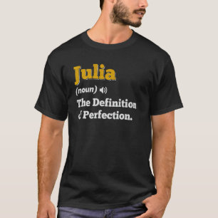 T-shirt Julia Nom du cadeau Nom de l'anniversaire personna