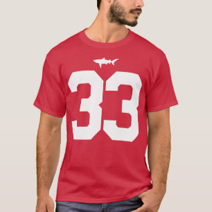 T-shirt Julian Washington Miami Sharks Jersey FrontBack Pr