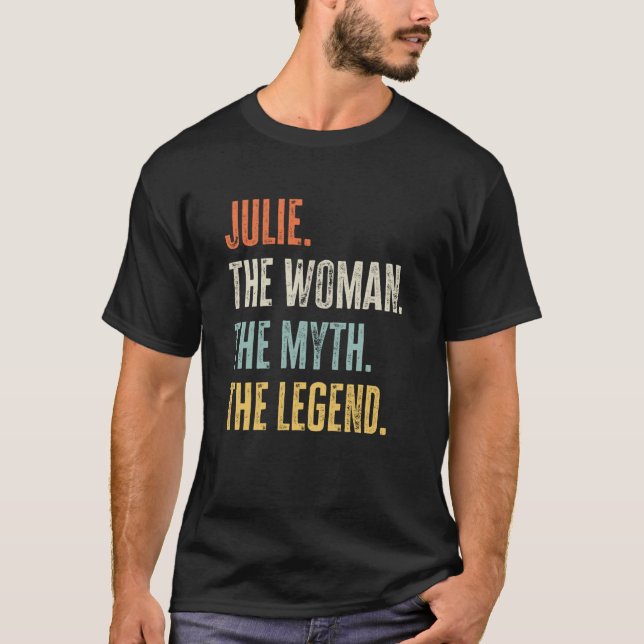 T-shirt Julie La Meilleure Femme Mythe Légende Meilleur No (Devant)