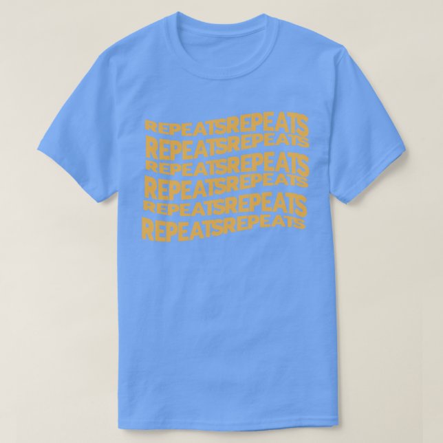 T-shirt Julien Baker paroles répétées (Design devant)