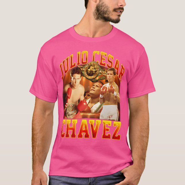 T-shirt Julio Cesar Chavez Le César De La Boxe (Devant)