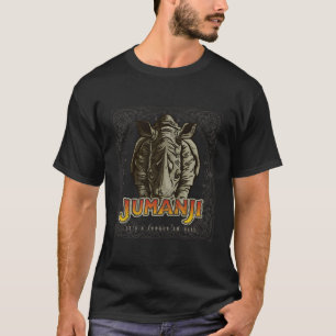 T-shirt Jumanji Distressed Rhino Jeu Pièce