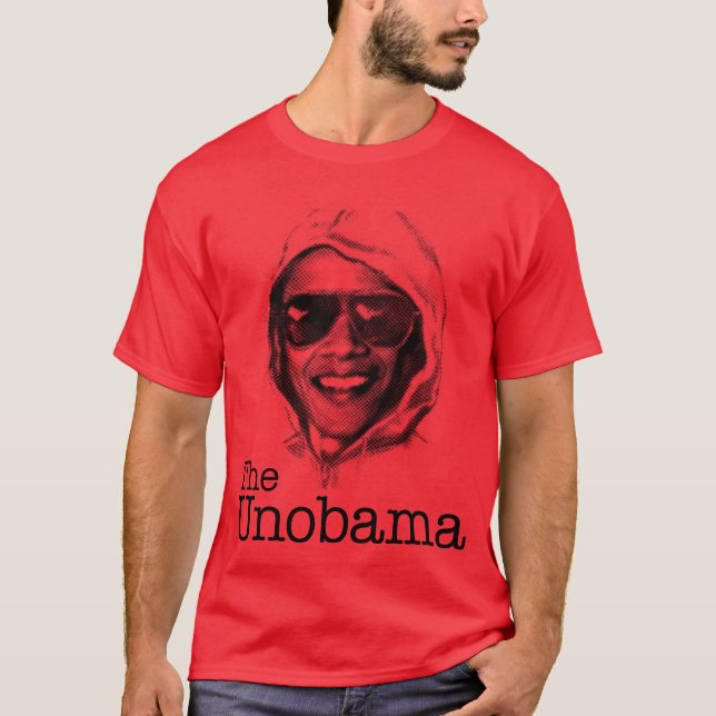 T-shirt Jumeau du mal d'UnObama - d'Obama Unabomber (Devant)