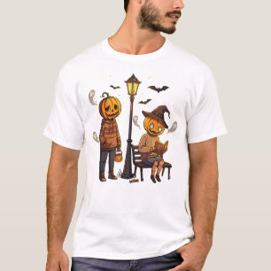 T-shirt Jumeaux Citrouilles Vintage : Chauves-souris Spect
