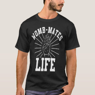 T-shirt Jumeaux compagnons de l'utérus Bébé Frère et soeur