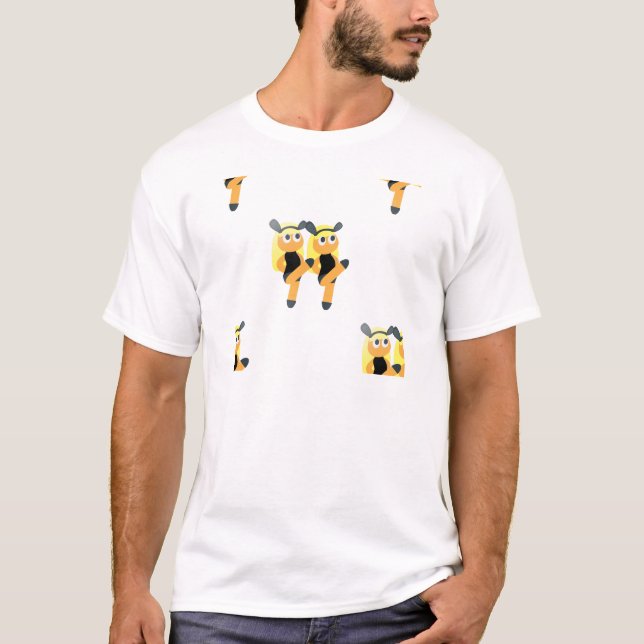 T-shirt jumeaux émoji (Devant)