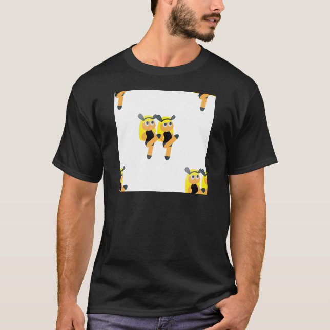 T-shirt jumeaux émoji (Devant)