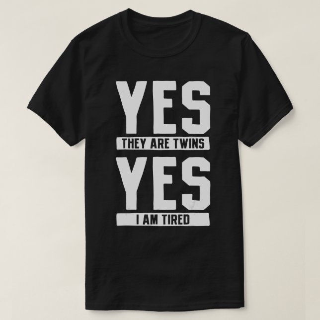 T-shirt Jumeaux parents papa (Design devant)