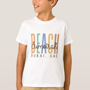 T-shirt Jumeirah Beach Dubai UAE (Sables)