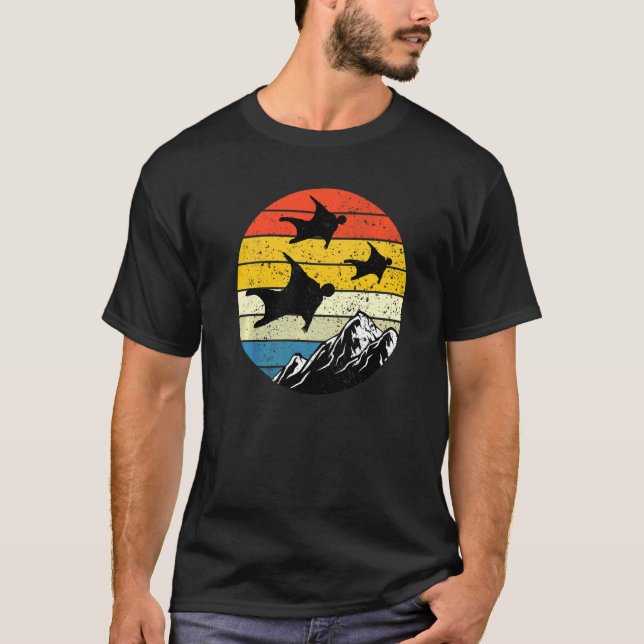 T-shirt Jumelage de base de combinaison de soleil rétro (Devant)