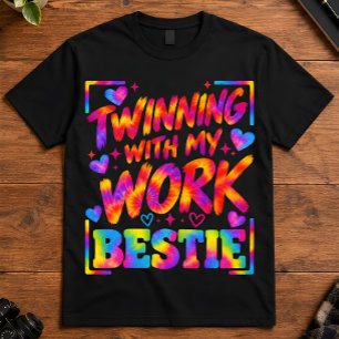 T-shirt Jumelage de collègues avec un ami de travail Art T