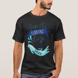 T-shirt Jumelage Famille Voyage de pêche 2023 Groupe Pêche
