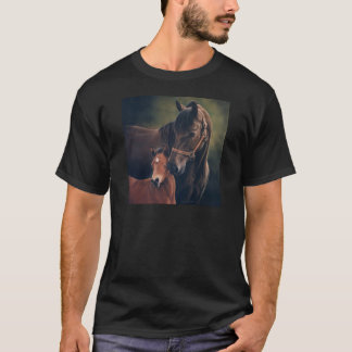 T-shirt Jument et poulain de Morgan