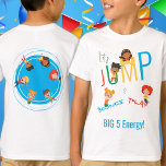 T-shirt Jump Bounce Jouer à Trampoline Park Birthday Boy<br><div class="desc">Profitez de votre Jump Bounce Jouez à Trampoline Park Birthday Boy T-Shirt!</div>