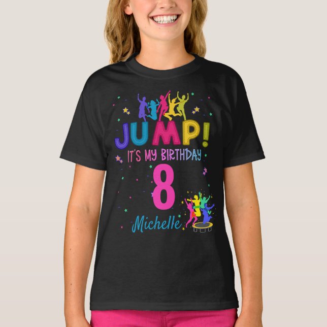 T-shirt Jump Party C'est mon anniversaire Trampoline Bounc (Devant)