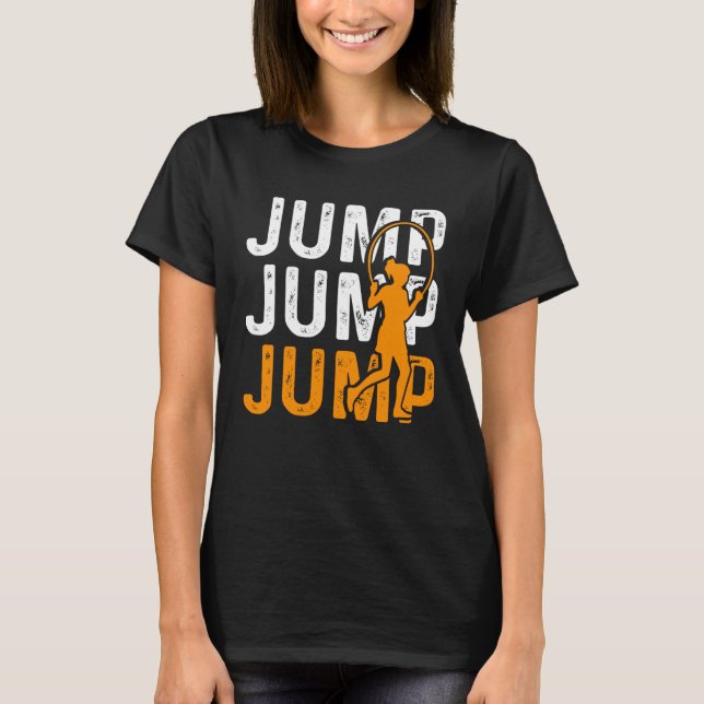 T-shirt Jump Rope Skipping Jumping Roping Workout  8 (Devant)
