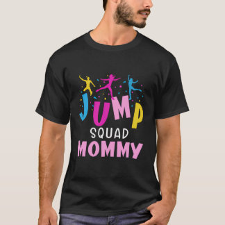 T-shirt Jump Squad Maman Trampoline Party Correspondance B