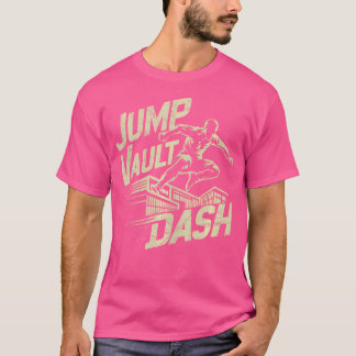 T-shirt Jump Vault Dash Parkour