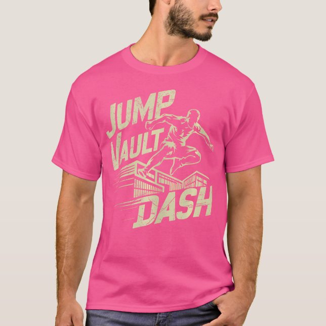 T-shirt Jump Vault Dash Parkour (Devant)