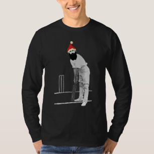 T-shirt Jumper de Noël de cricket drôle personnalisable