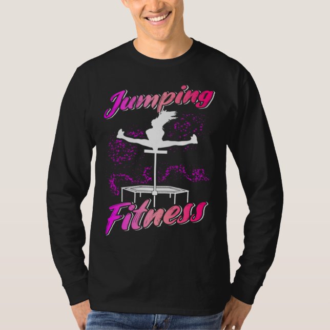 T-shirt Jumping Fitness Trampoline Endurance Cardio Jumpin (Devant)