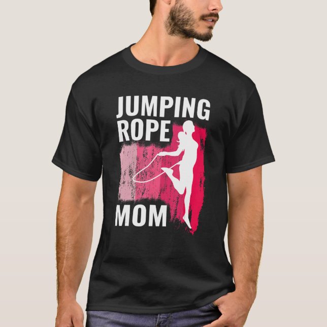 T-shirt Jumping Rope mom rope jumpers for women jump rope  (Devant)