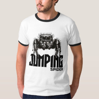 T-shirt Jumping Spider Homme's Ringer Tee