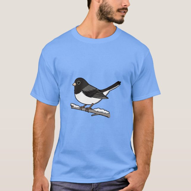 T-shirt Junco Ardoisé Snowbird (Devant)