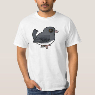 T-shirt Junco aux yeux foncés (couleur ardoise)