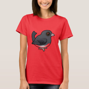 T-shirt Junco aux yeux foncés (couleur ardoise)