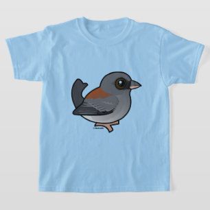 T-shirt Junco aux yeux foncés (dos rouge)