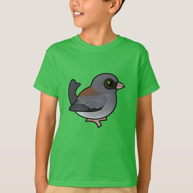 T-shirt Junco aux yeux foncés (tête grise) (Devant)