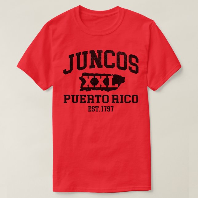 T-shirt Juncos Porto Rico XXL Design sportif (Design devant)