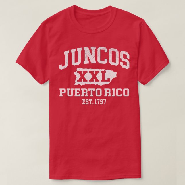 T-shirt Juncos Porto Rico XXL Design sportif 1 (Design devant)