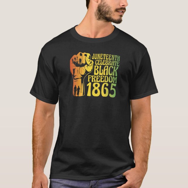 T-shirt Jundixième briser chaque chaîne depuis 1865 Melani (Devant)