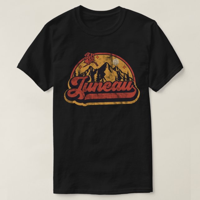 T-shirt Juneau, Alaska (Design devant)