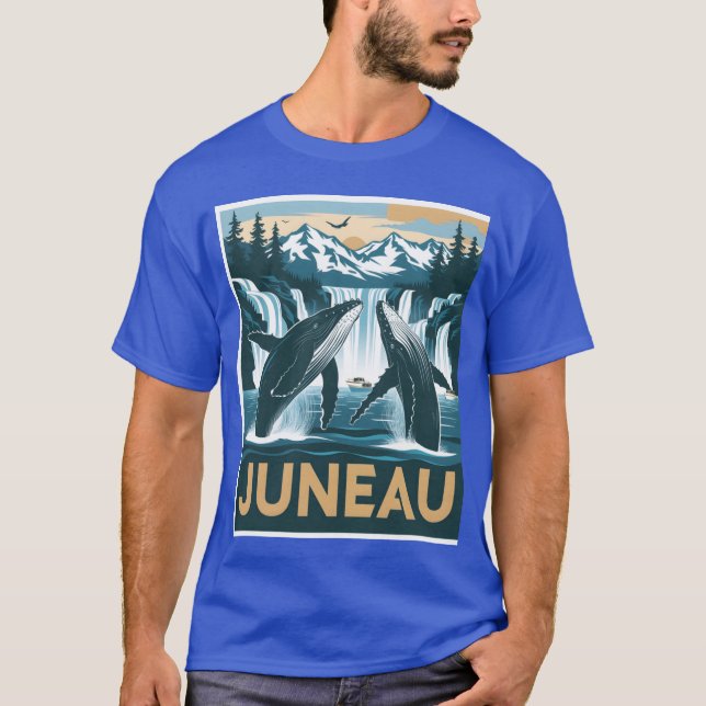 T-shirt Juneau Alaska 1 (Devant)