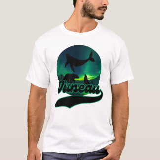 T-shirt Juneau Alaska Ours de loup de baleine Aurora Ak du