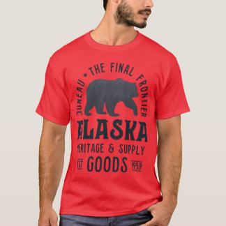T-shirt Juneau Alaska Shirt Bear The Final Frontier Family