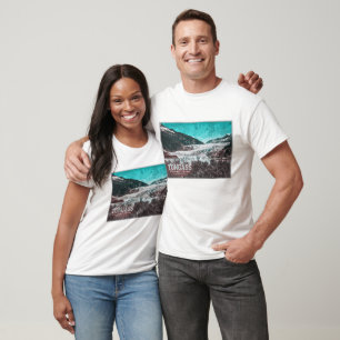 T-SHIRT JUNEAU - TONGASS - MENDENHALL GLACIER - ALASKA US