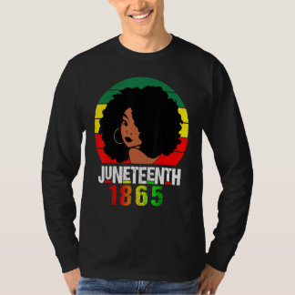 T-shirt Junenth 1865 Celebrate Freedom Celebrating Black W