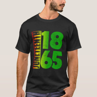 T-shirt Junenth 1865 Junenth est mon jour de l'indépendanc